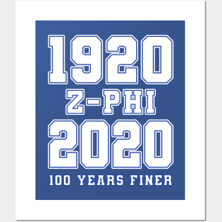 1920 - 2020 100 Years Finer Zeta White Gear Posters and Art